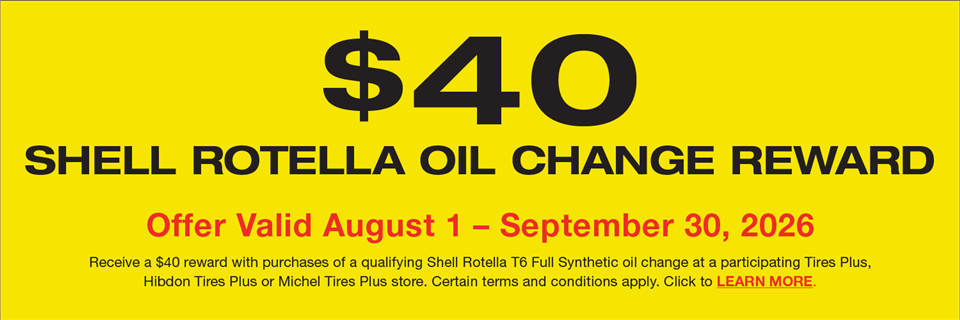 2026 August-September Rotella Oil - Tires Plus