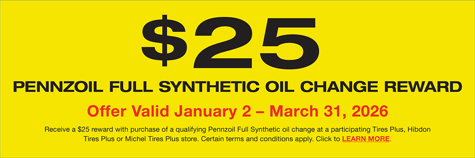 2026 Jan/March Pennzoil Oil Tires Plus